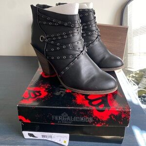 Fergalicious Black Ankle Boots